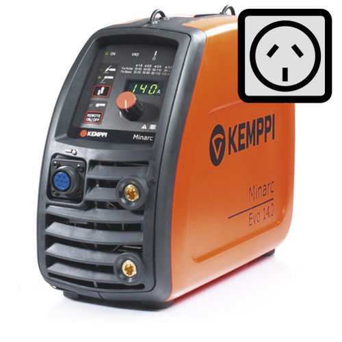 Poste à souder MMA - Minarc Evo 140 AU - KEMPPI - monophasé / avec écran intégré