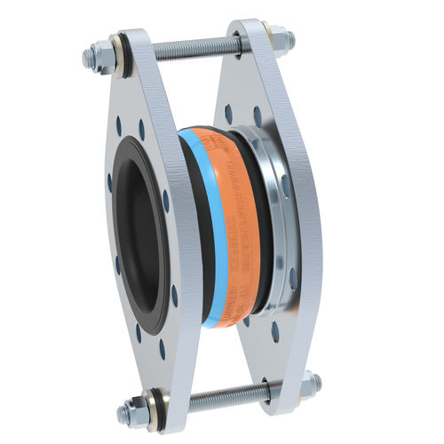Compensateur de dilatation en caoutchouc - AS-2 - STENFLEX Rudolf Stender GmbH - rond / à bride / axial