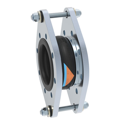 Compensateur de dilatation en caoutchouc - RS-2 - STENFLEX Rudolf Stender GmbH - rond / à bride / pour chauffage