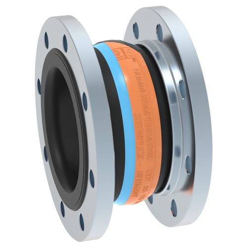 Compensateur de dilatation en caoutchouc - AS-1 - STENFLEX Rudolf Stender GmbH - rond / à bride / axial