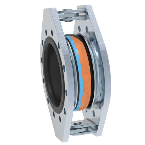Compensateur de dilatation en caoutchouc - AS-3 - STENFLEX Rudolf Stender GmbH - rond / à bride / pour canalisations