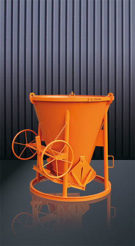 Benne à béton conique - 1011H series - Eichinger Equipement - à fond ouvrant