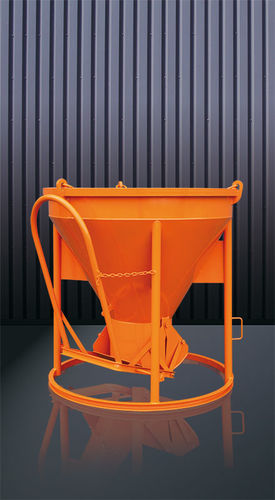 Benne à béton conique - 1013 series - Eichinger Equipement - à fond ouvrant