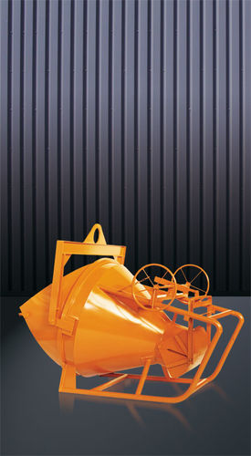 Benne à béton conique - 1019H series - Eichinger Equipement - à fond ouvrant