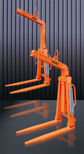 Fourche lève-palettes réglable - 1052 series - Eichinger Equipement - pour grues / en acier