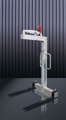 Fourche lève-palettes réglable - 1056 A series - Eichinger Equipement - pour grues / en aluminium