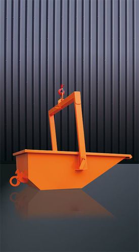 Benne à terre et à gravats en métal - 1045 SA series - Eichinger Equipement - trapézoïdale