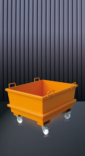 Benne à béton rectangulaire - 2031 series - Eichinger Equipement - à fond ouvrant / pour chariot élévateur