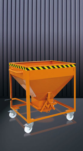 Conteneur à déchets en acier - 2051 series - Eichinger Equipement - pour déchets industriels / à 4 roues / avec poignée