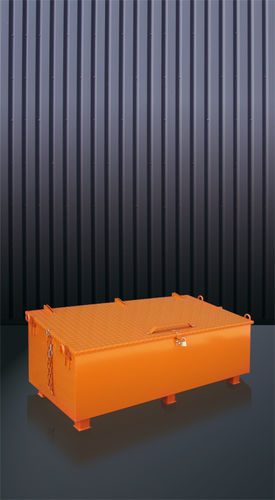 Boîte de stockage rectangulaire - 1210 series - Eichinger Equipement - en acier