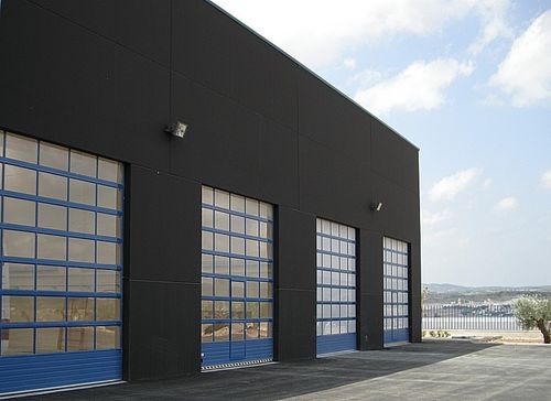Porte sectionnelle - Alu-Mix - Puertas Angel Mir - en aluminium / de hangar / industrielle