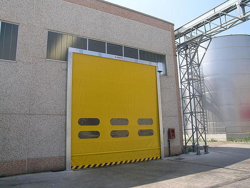 Porte à empilement - Instant-Pass - Puertas Angel Mir - pour l'extérieur / industrielle / rapide