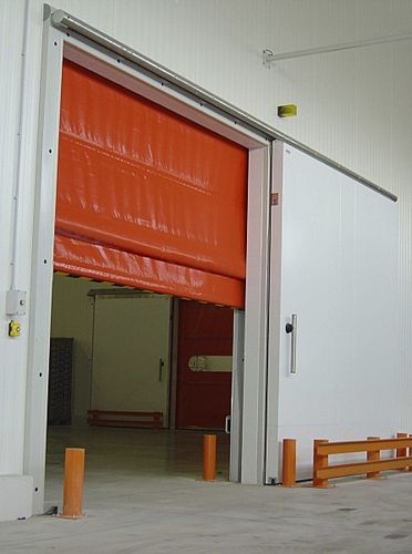 Porte à empilement - Instant-Pass Iso - Puertas Angel Mir - PVC / pour chambre froide / industrielle