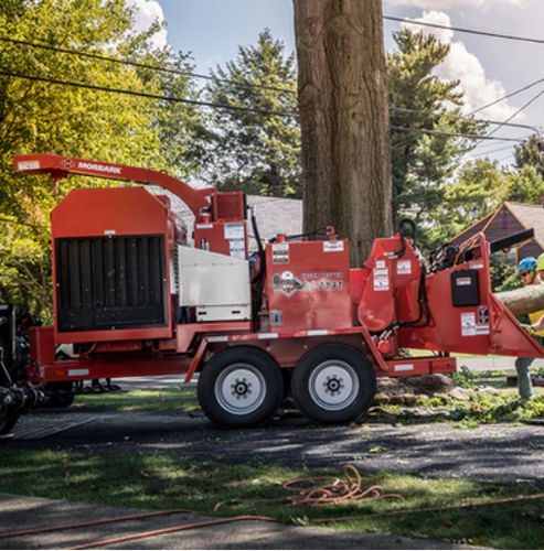 Broyeur de branches sur remorque - EEGER BEEVER™ 2131 - Morbark, Inc. - sur chenilles