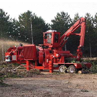Broyeur de branches sur remorque - 30 NCL - Morbark, Inc.