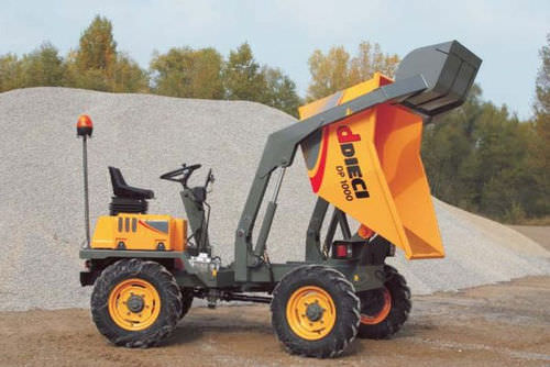 Dumper sur pneus - DP1000 F - DIECI S.r.l. - diesel / à déchargement frontal / autochargeuse