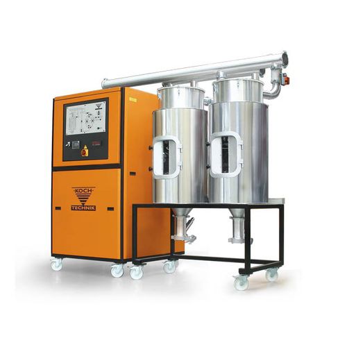 Sécheur à air sec - CKT series - Koch-Technik, Werner Koch Maschinentechnik GmbH - continu / pour granulés plastiques / modulaire