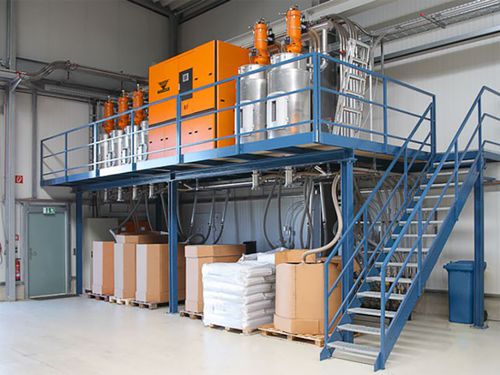 Sécheur à air sec - Koch-Technik, Werner Koch Maschinentechnik GmbH - continu / pour granulés plastiques