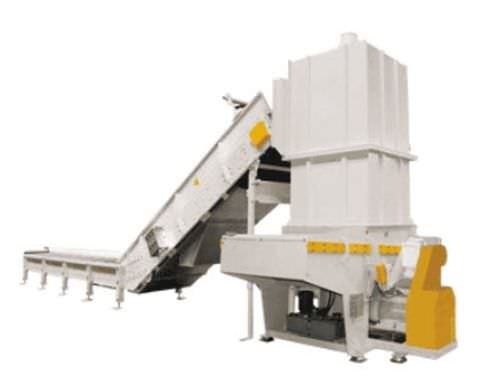 Déchiqueteur primaire - HZR series - NEUE HERBOLD Maschinen-u. Anlagenbau GmbH - à 1 arbre / pour câbles / pour déchets électroniques