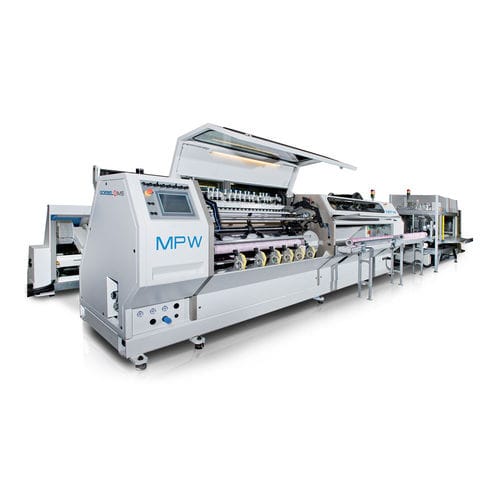 Bobineuse refendeuse automatique - MPW series - GOEBEL IMS - pour papier / pour film plastique / de tissus