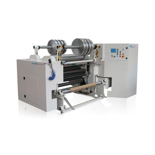 Bobineuse refendeuse automatique - RU 1 - GOEBEL IMS - à usage polyvalent / pour papier / pour film plastique