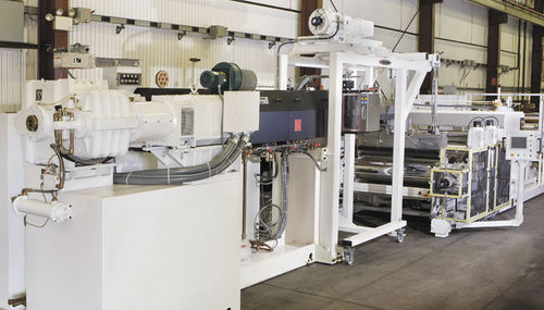 Ligne d'extrusion de plaques en matières plastiques - Davis Standard Extrusion Systems - de plaques / pour HDPE / pour PP