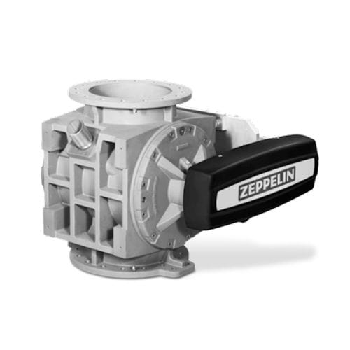 Écluse rotative pour transport pneumatique - CFM series - Zeppelin Silos & Systems - socle rond / antidéflagrante