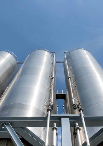 Silo à fond conique - Zeppelin Silos & Systems - en inox / en aluminium