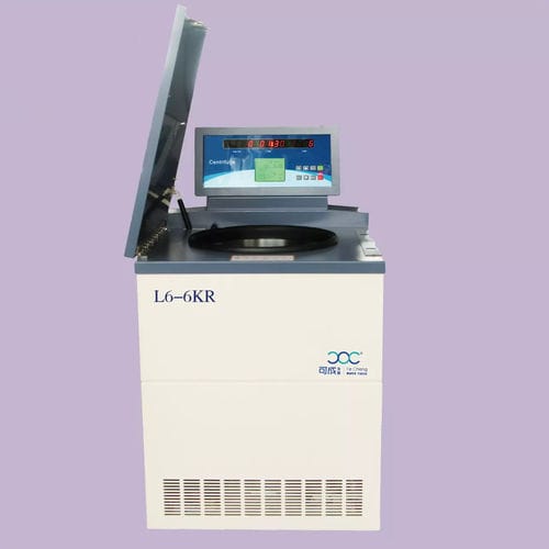 Centrifugeuse de laboratoire - L6-6KR - Hunan Kecheng Instrument Equipment Co.,Ltd - pour la banque alimentaire / sur pied / verticale