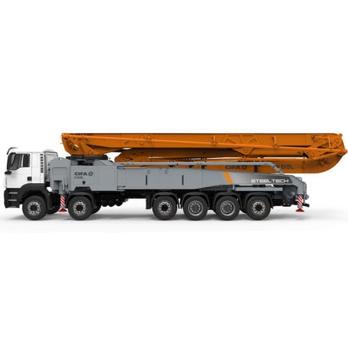 Pompe à béton automotrice pour chantier - K63L - CIFA S.p.A