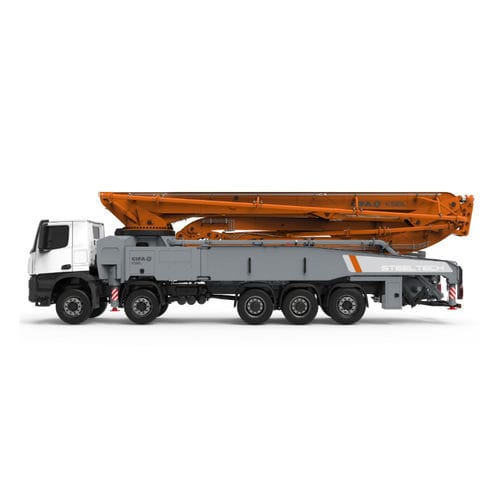 Pompe à béton automotrice montée sur remorque - K56L - CIFA S.p.A - pour chantier