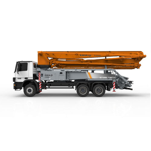 Pompe à béton automotrice pour chantier - K42L - CIFA S.p.A