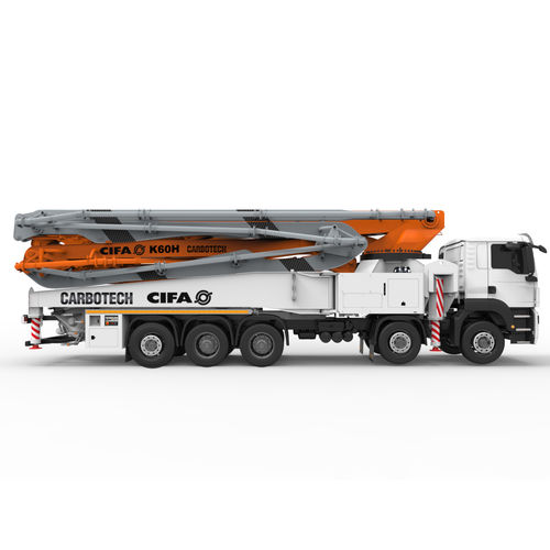 Pompe à béton automotrice pour chantier - K60H - CIFA S.p.A