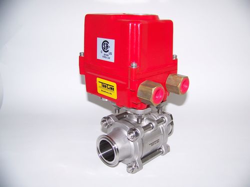 Actionneur de vanne électrique - TOP-FLO® - Top Line Process Equipment Company - rotatif