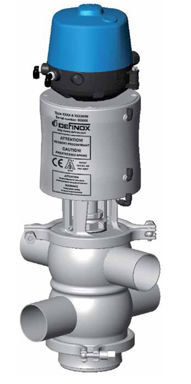 Vanne à boisseau sphérique flottant - TOP-FLO® VDCI-MC PFA - Top Line Process Equipment Company - à commande pneumatique / antimélange / pour produits chimiques