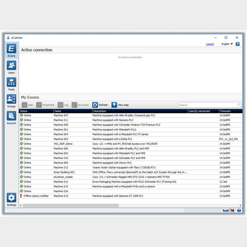 logiciel de commande - Ewon