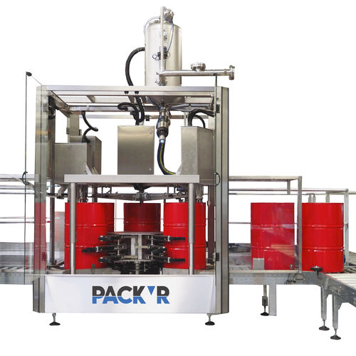 Remplisseuse boucheuse automatique - PULSA-D - PACK'R - pour fûts / pour l'industrie agroalimentaire
