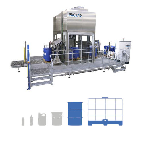 Remplisseuse linéaire - INLEO-P - PACK'R - automatique / multi contenant / de fûts