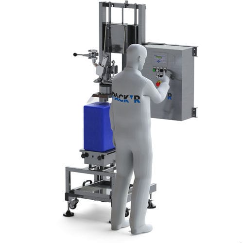 Remplisseuse semi-automatique - FLEXEO-S - PACK'R - de bouteilles / multi contenant / de seaux
