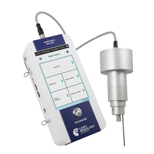 Viscosimètre rotatif - PORTABLE RM100 - LAMY RHEOLOGY - de laboratoire / pour l'industrie agroalimentaire / pour revêtement