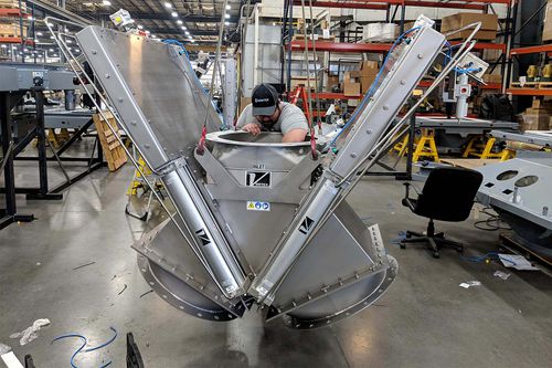Vanne d'aiguillage à pulvérulents - VXX - Vortex Global - pour matériaux secs en vrac / par gravité