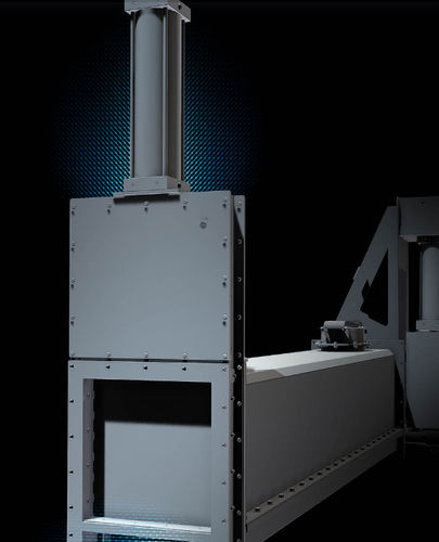 Vanne à opercule - Vortex® Aero-Slide™  - Vortex Global - d'arrêt / pour produits en vrac / en acier au carbone