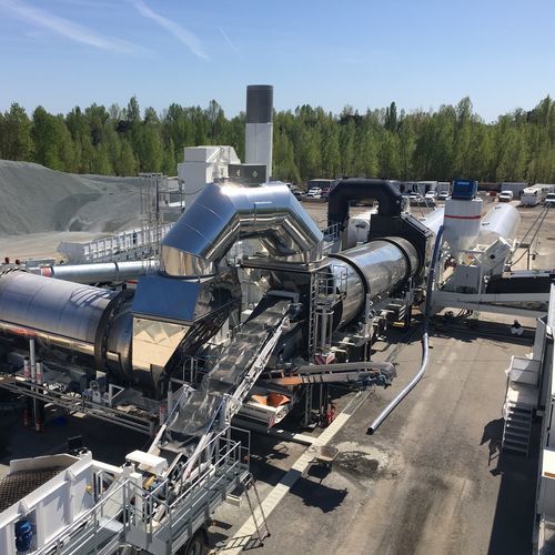 Centrale d'enrobage mobile - TRX HIGHWAY - ERMONT SAS - continue