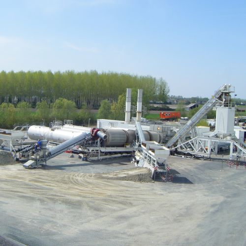 Centrale d'enrobage continue - TSM28 MAJOR - ERMONT SAS - à flux parallèle