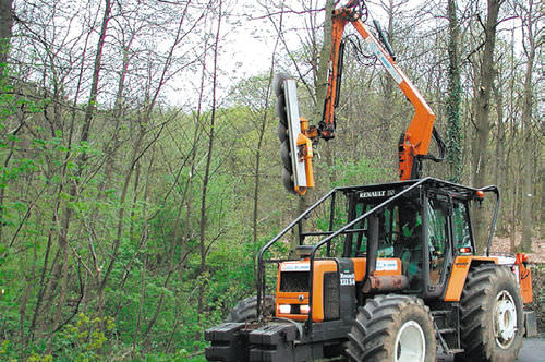 Broyeur à axe horizontal épareuse - max. 12.30 m, 82 ch | Fulgor 1200 - ROUSSEAU
