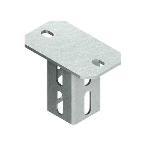 Plaque de fixation en acier galvanisé - KU 5050 - Ebo Systems SAS - pour le chemin de câbles / pour échelles à câbles / pour goulotte de câblages