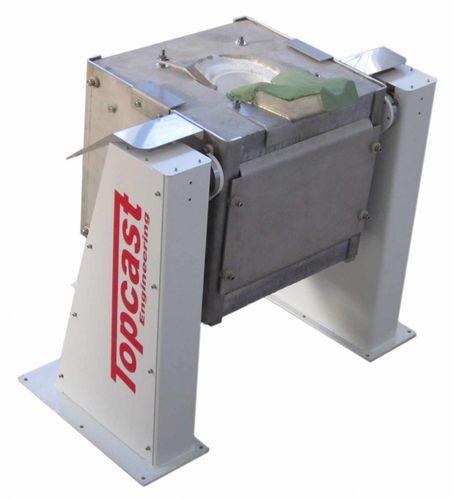 Four basculant - TMF-R series - TOPCAST - à moufle / de fusion / à induction
