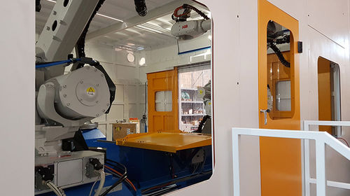 Système de fabrication de panneaux - COMI GROUP - de pièces en matériaux composites / automatique