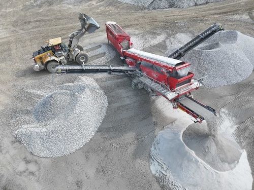 Crible pour chantier de construction - 693 - TEREX Mobile Processing Equipment - pour mine / vibrant linéaire / vibrant