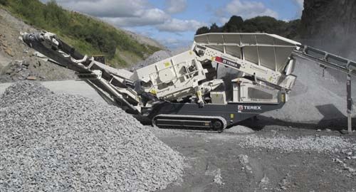 Crible pour chantier de construction - 863 - TEREX Mobile Processing Equipment - pour le recyclage / mobile / pour produits en vrac